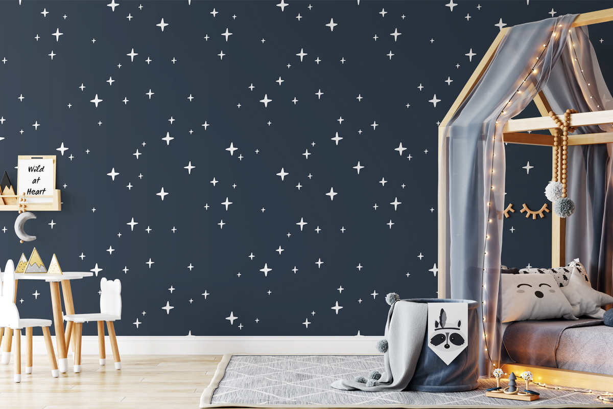 Tapeta - Gwiazdki na nocnym niebie - fototapeta.shop