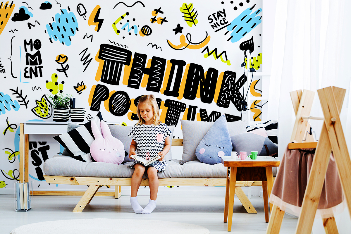 Fototapeta - Myśl pozytywnie! - fototapeta.shop