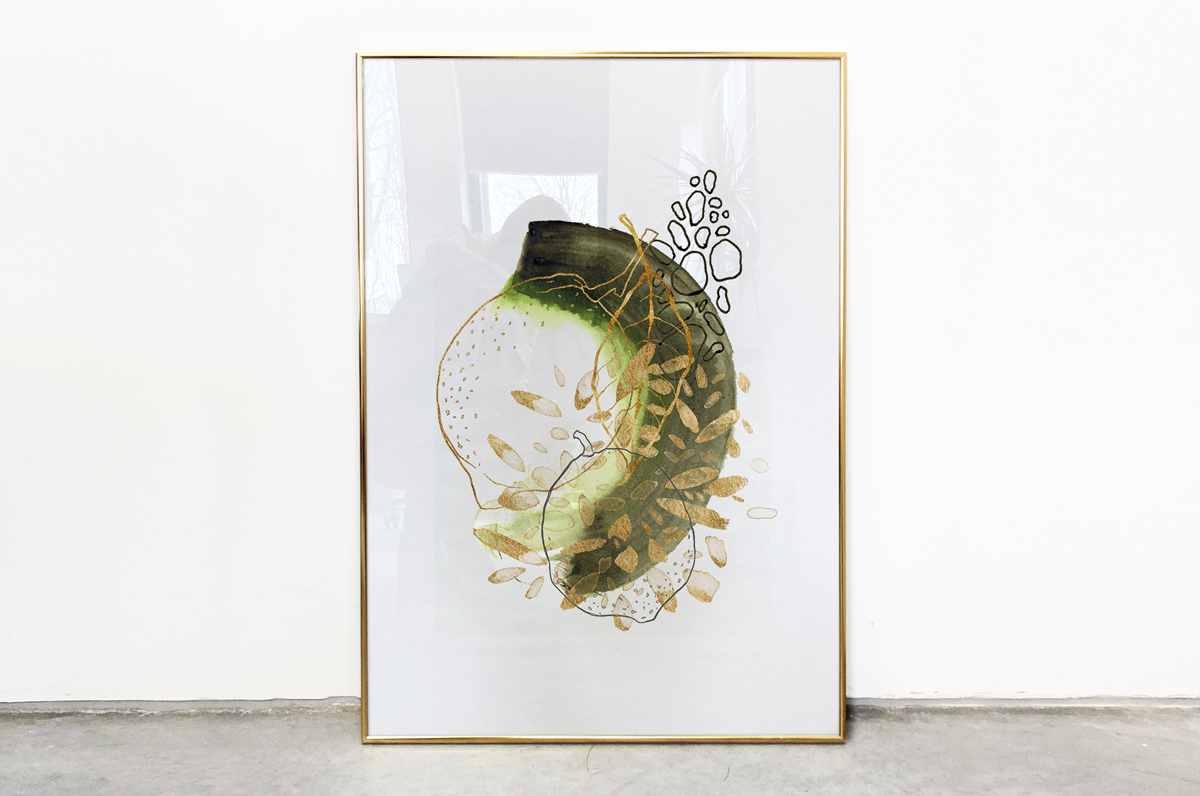 Jadeitowa abstrakcja - cytryny