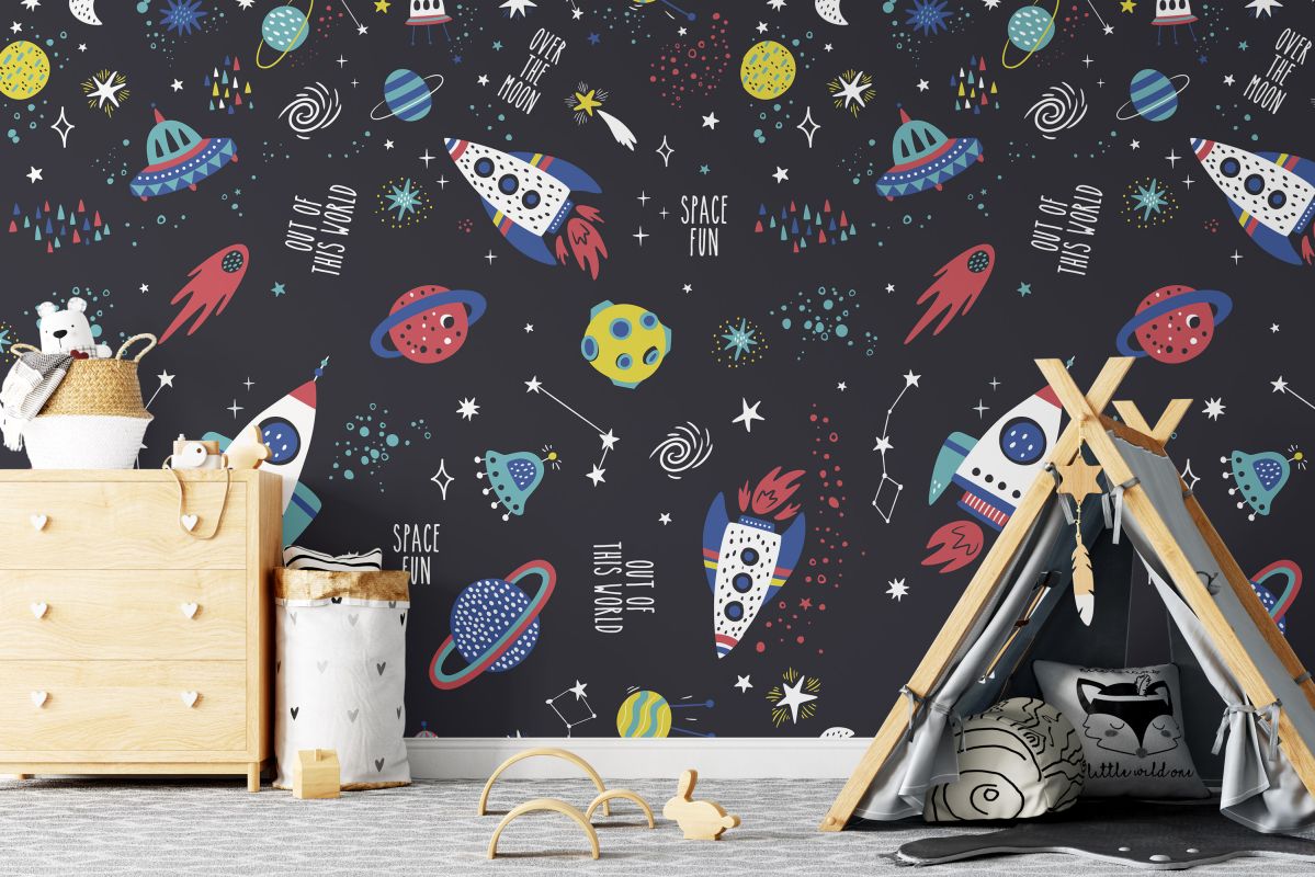 Tapeta - Kosmiczna podróż - fototapeta.shop