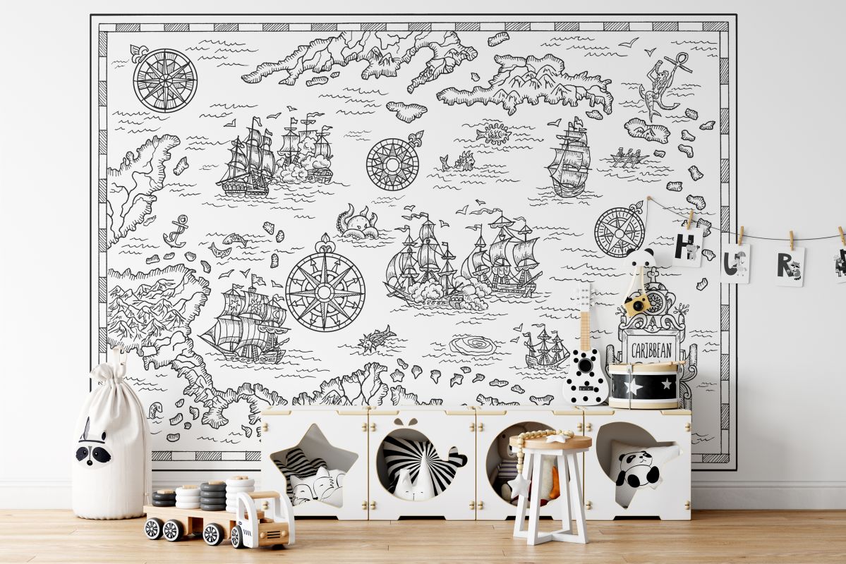 Fototapeta - Mapa skarbów - fototapeta.shop