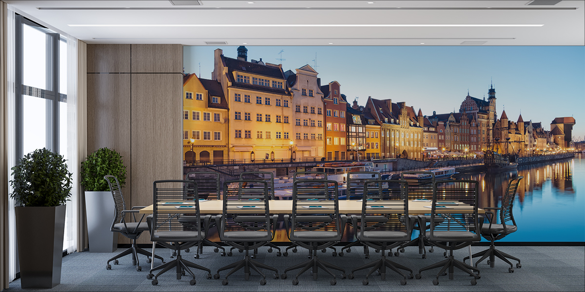 Fototapeta - Wieczór w Gdańsku - fototapeta.shop