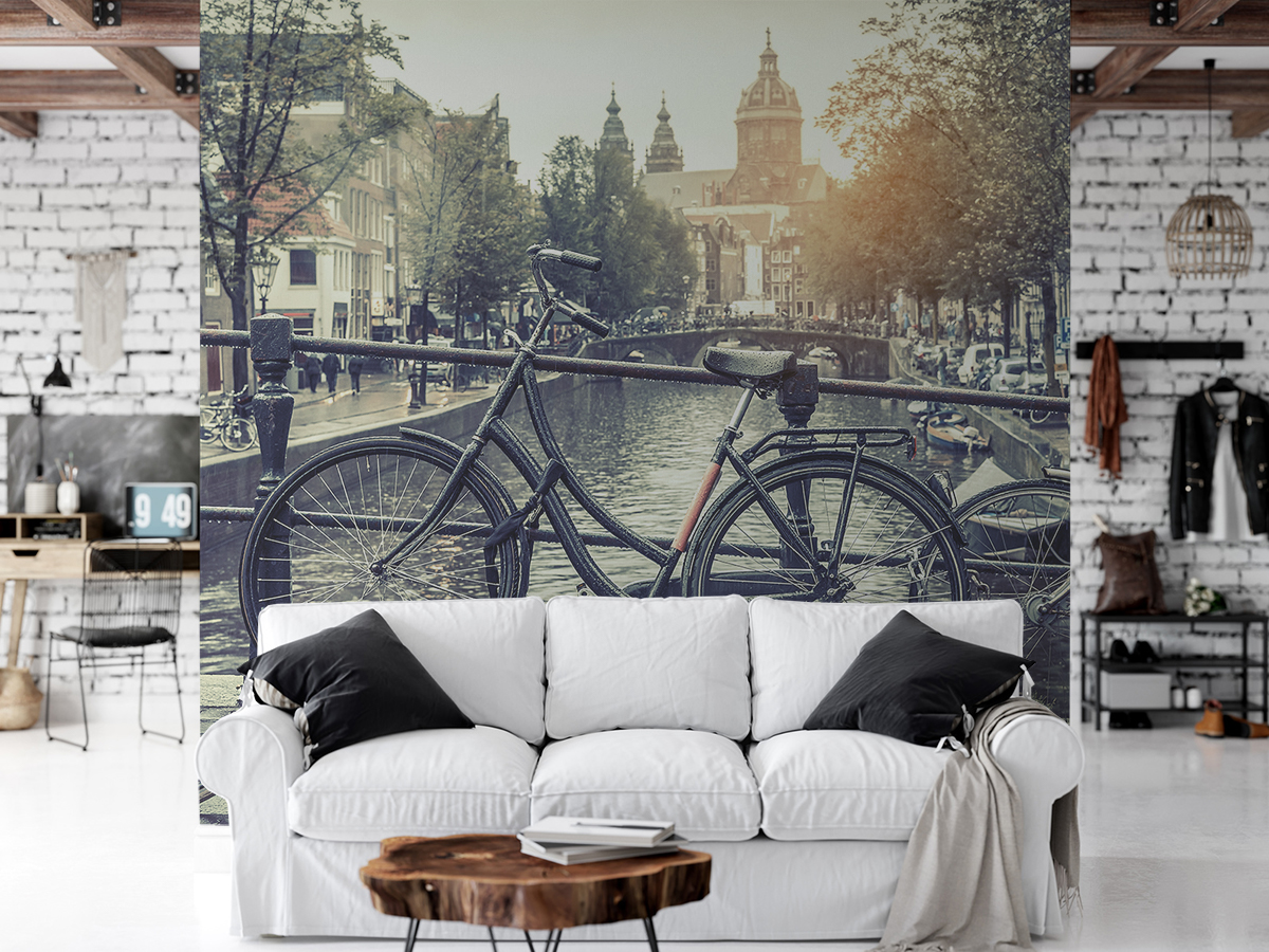 Fototapeta - Rower w Amsterdamie - fototapeta.shop