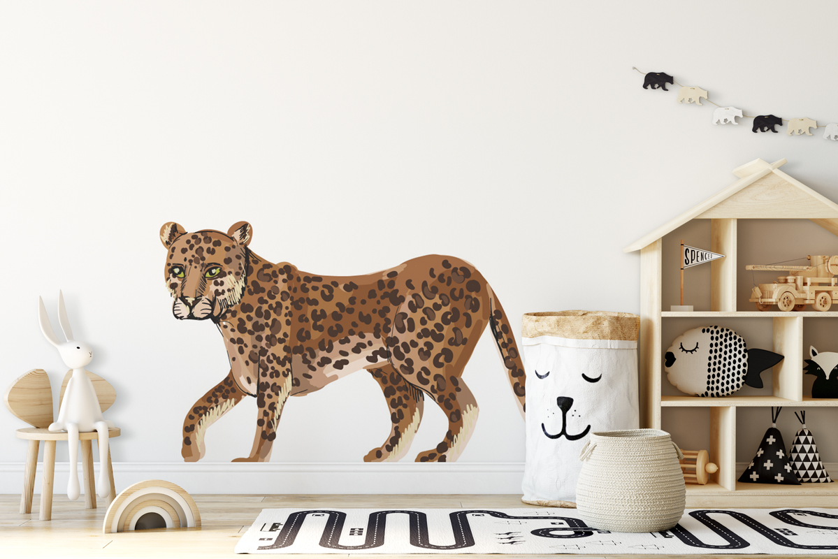 Naklejka - Dziki kot - fototapeta.shop