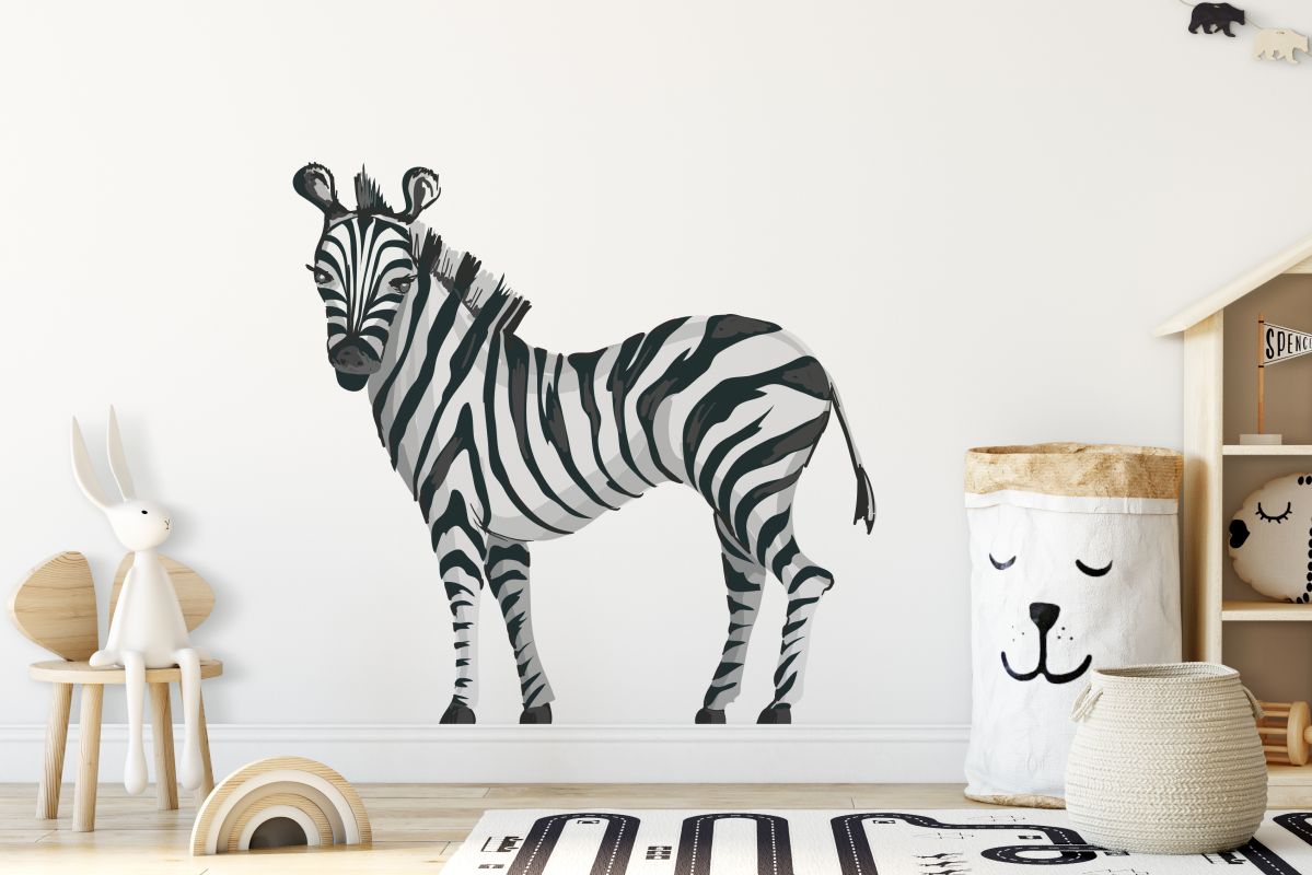 Naklejka - Zebra - fototapeta.shop