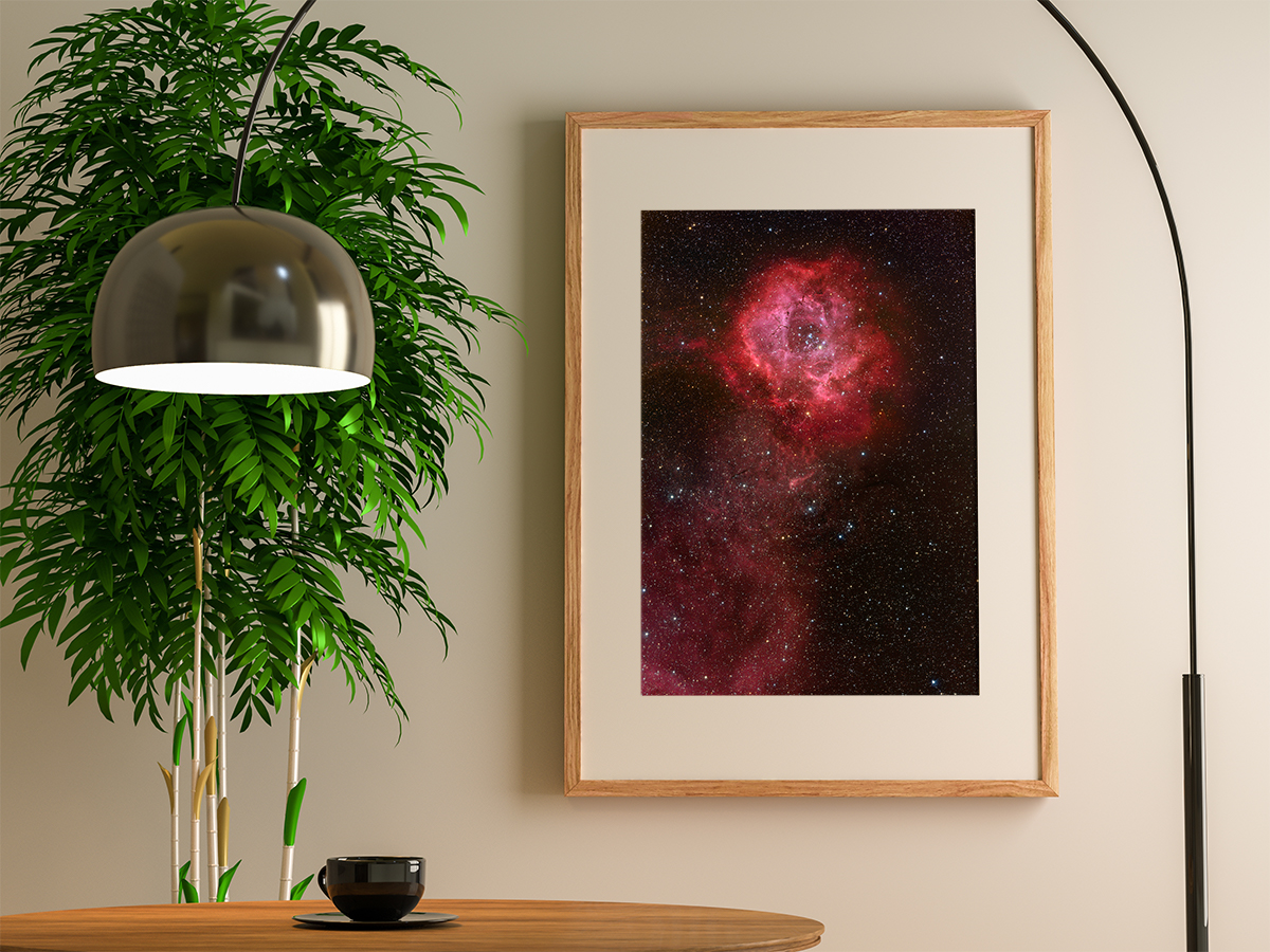 Plakat - Kosmiczna rozeta - fototapeta.shop