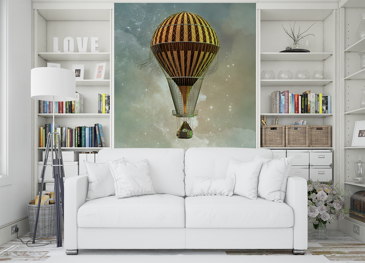 Fototapeta - Balon w stylu steampunk - fototapeta.shop