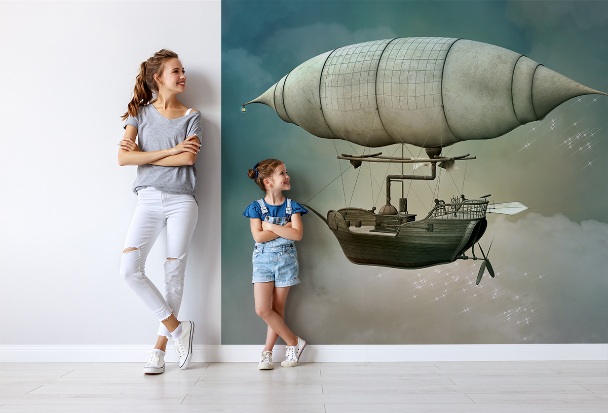 Fototapeta - Powietrzna łódź - fototapeta.shop