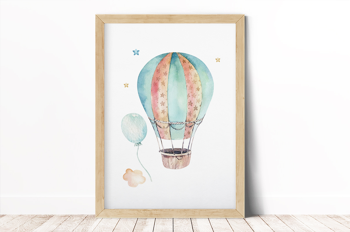 Plakat - Balon i balonik - fototapeta.shop