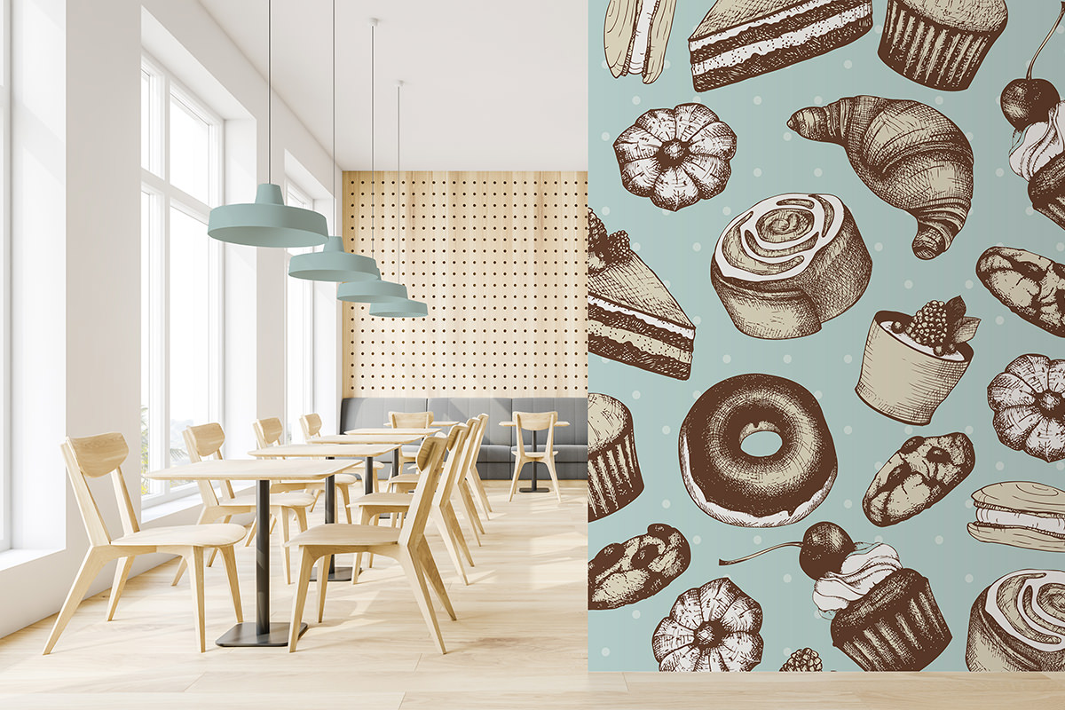 Tapeta - Jak w cukierni - fototapeta.shop
