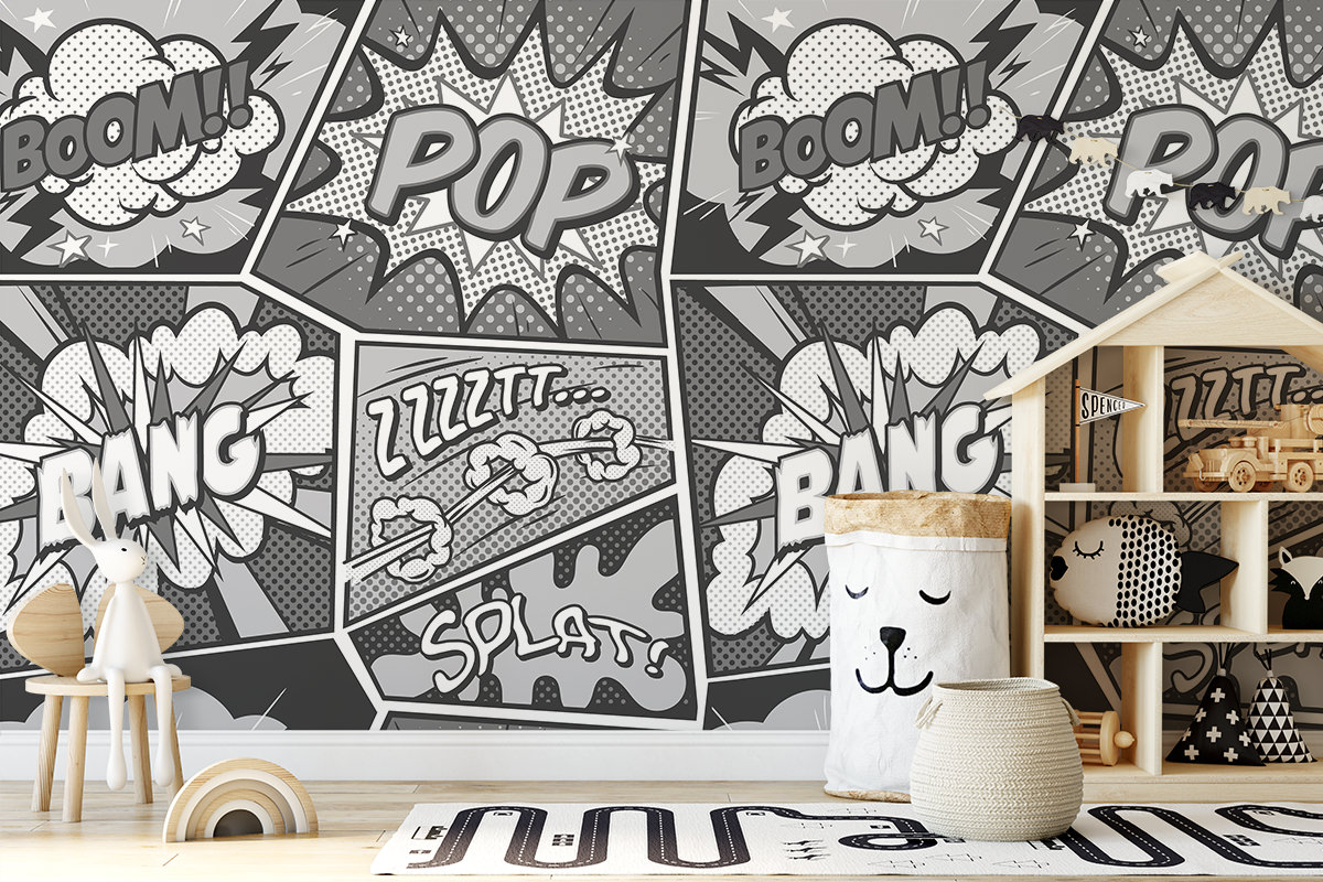 Tapeta - Pop, Splash, Bang! - fototapeta.shop