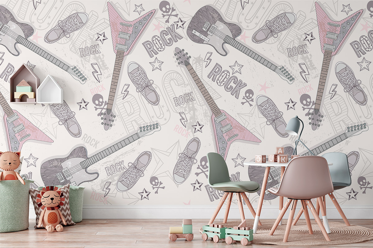 Tapeta - Rock w trampkach - fototapeta.shop