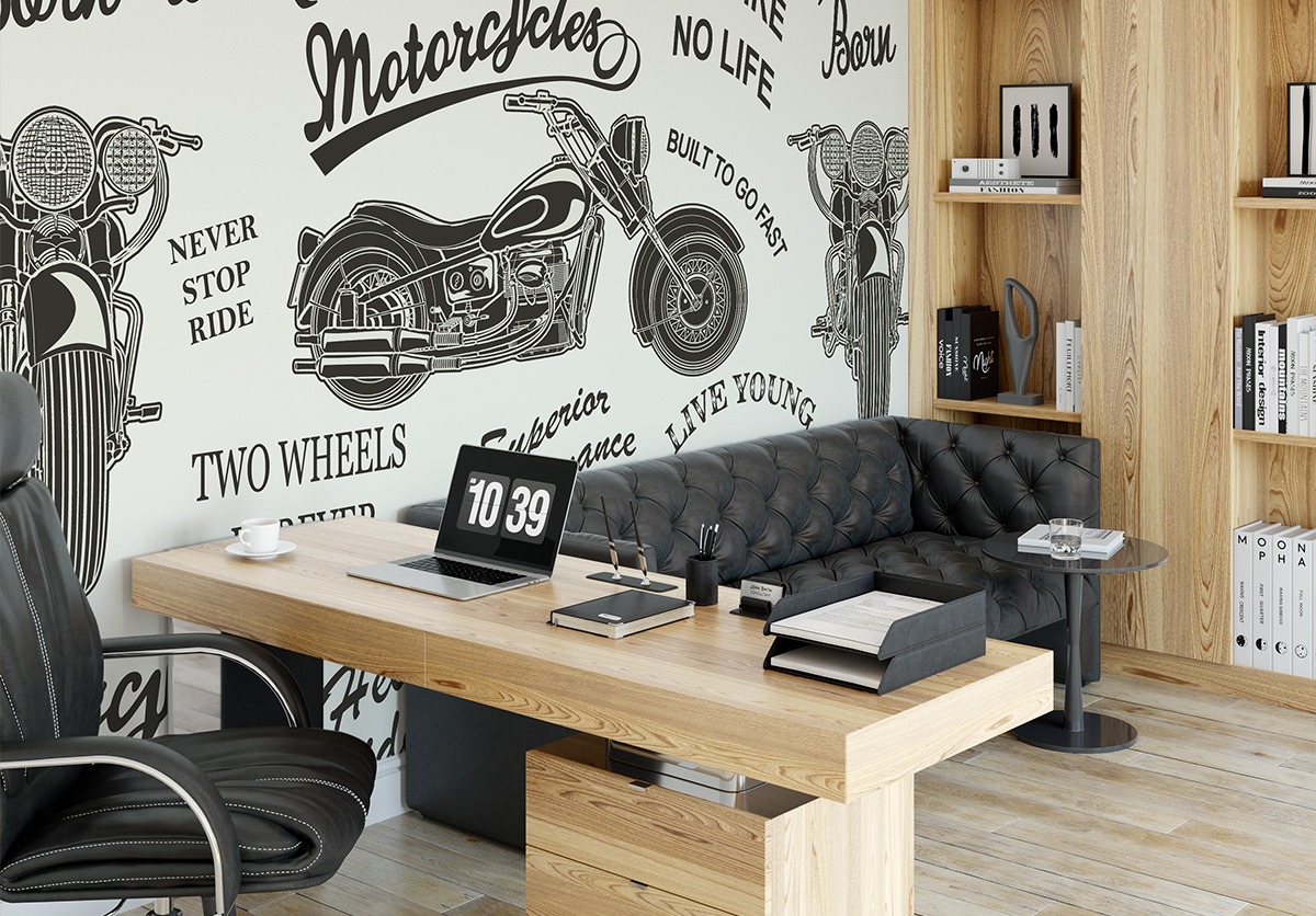 Tapeta - Motocyklowy szał - fototapeta.shop
