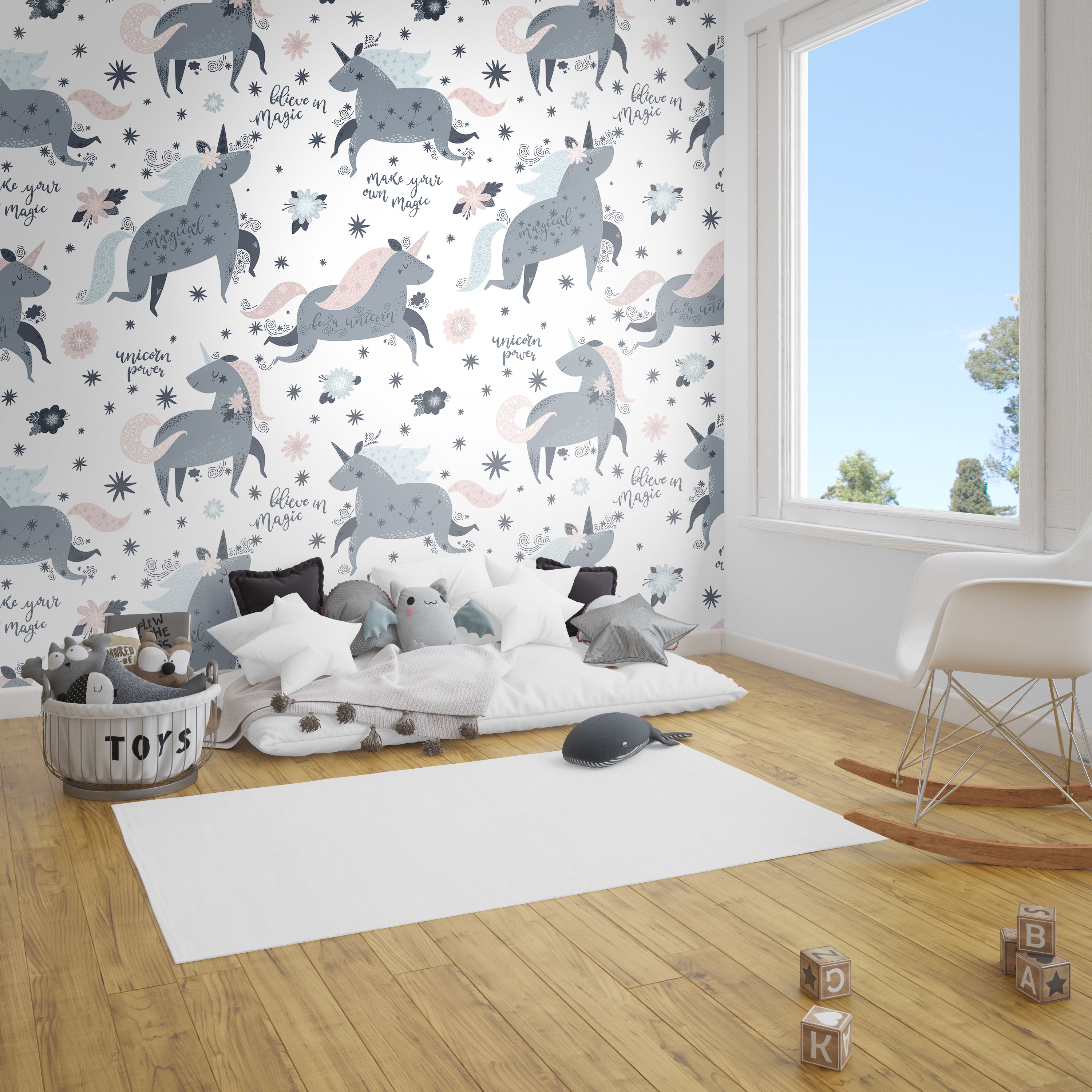Tapeta - Magiczne jednorożce - fototapeta.shop