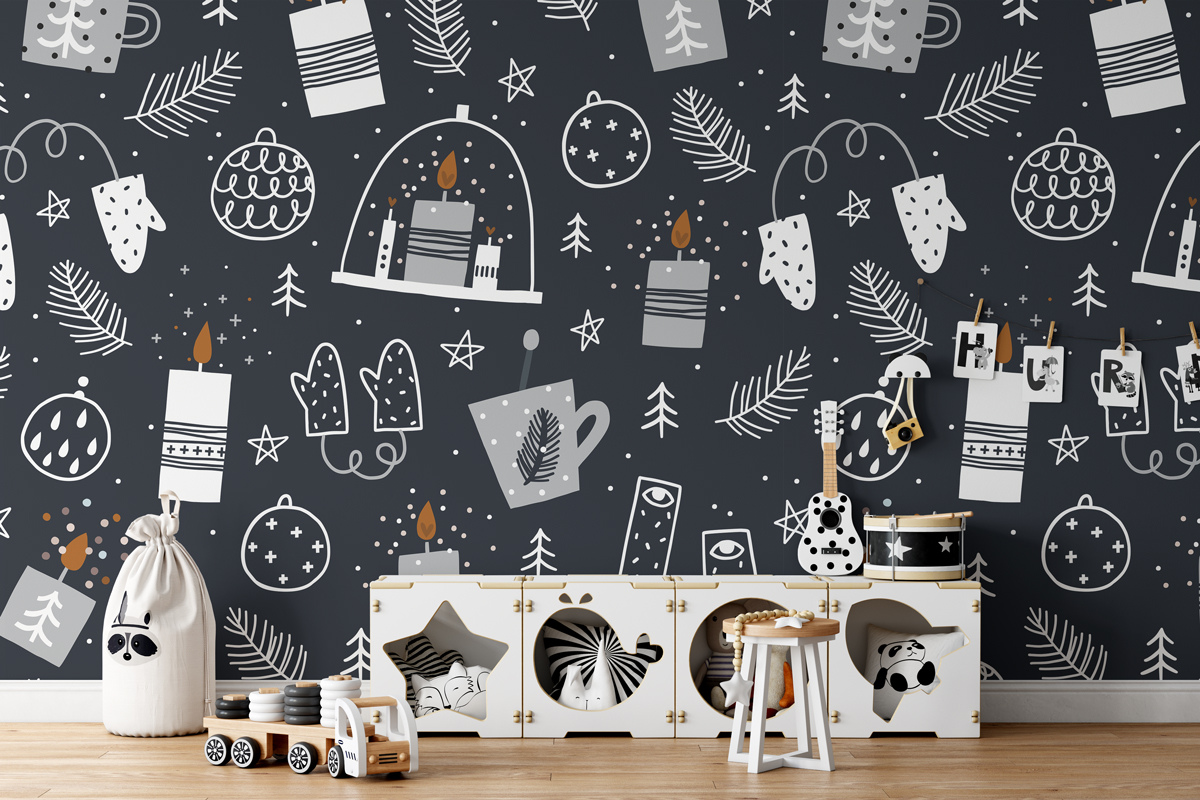 Tapeta - Rękawiczki i skarpety - fototapeta.shop