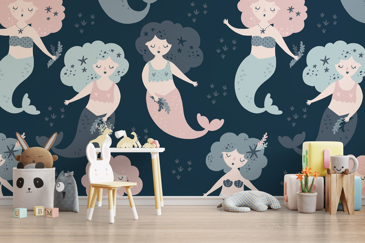 Tapeta - Nocne syreny - fototapeta.shop