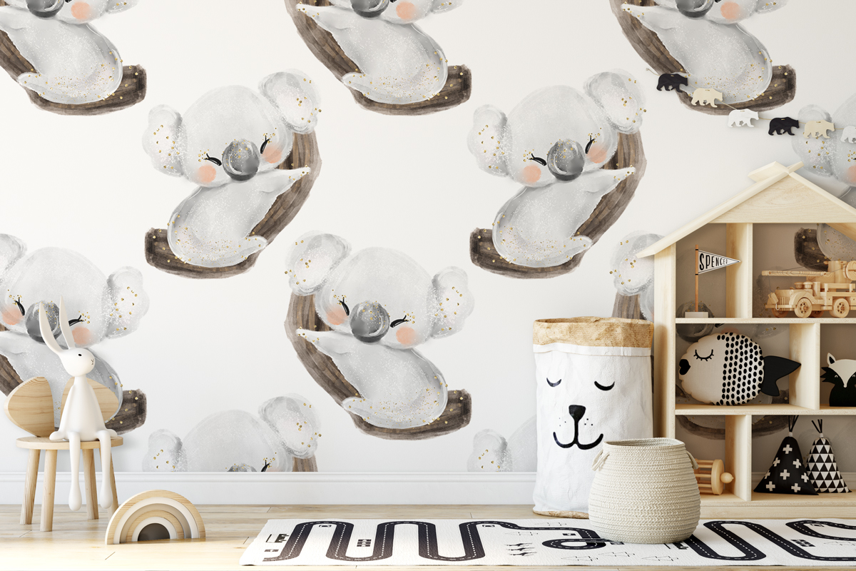 Tapeta - Śpiące misie koala - fototapeta.shop