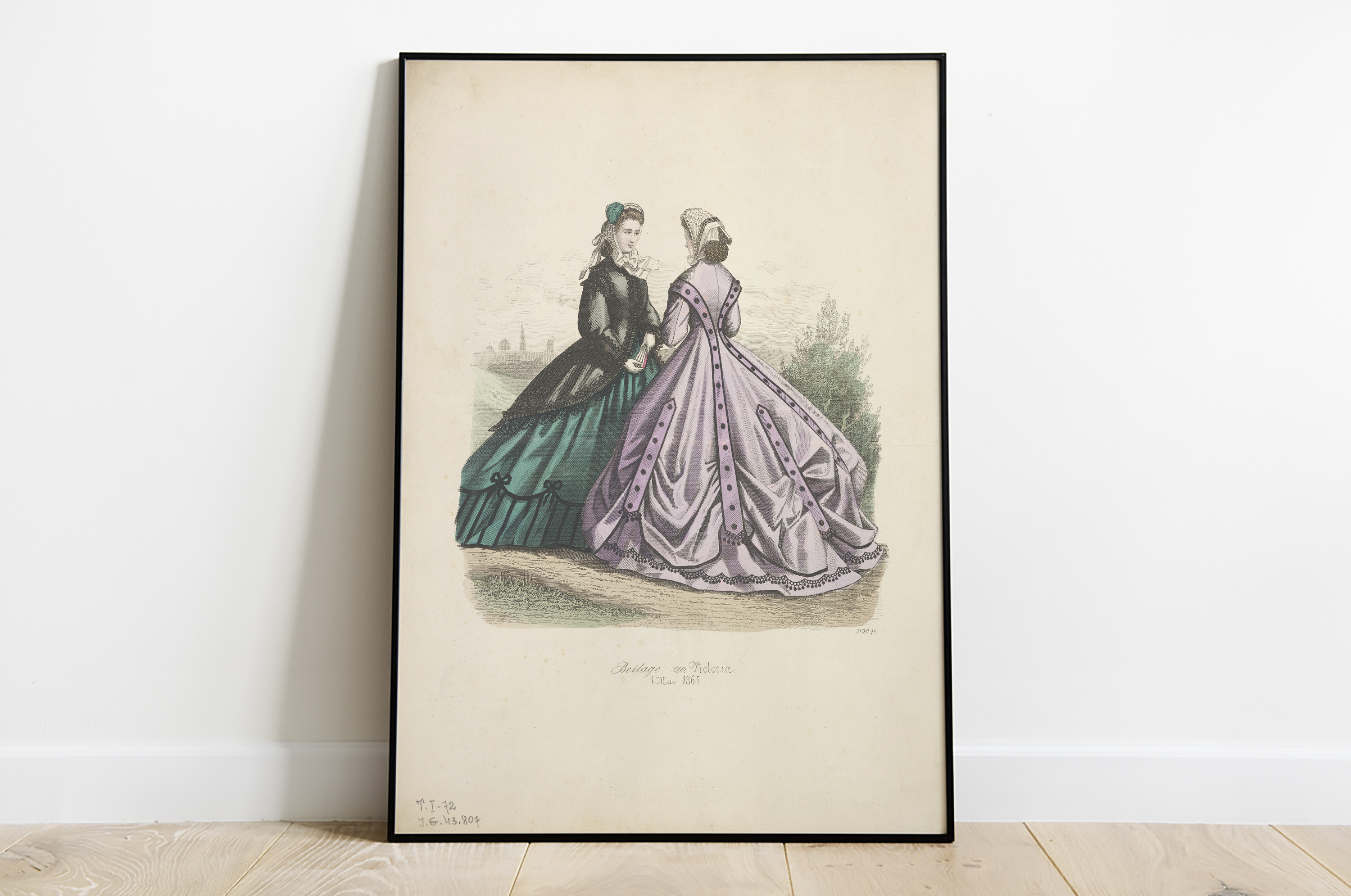 Plakat - Suknie wiedeńskie XIX w. - fototapeta.shop