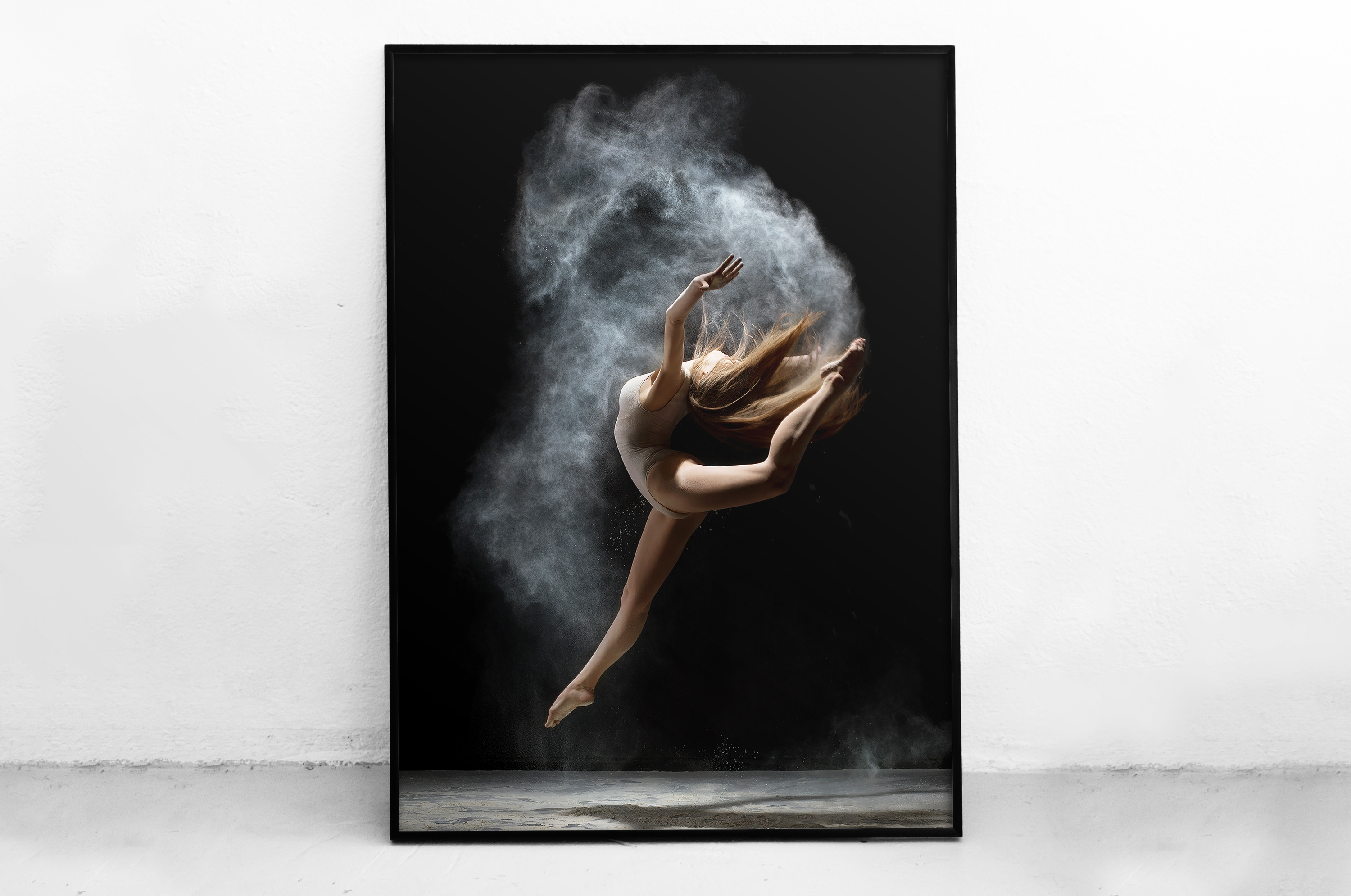 Plakat - Baletnica w skoku - fototapeta.shop