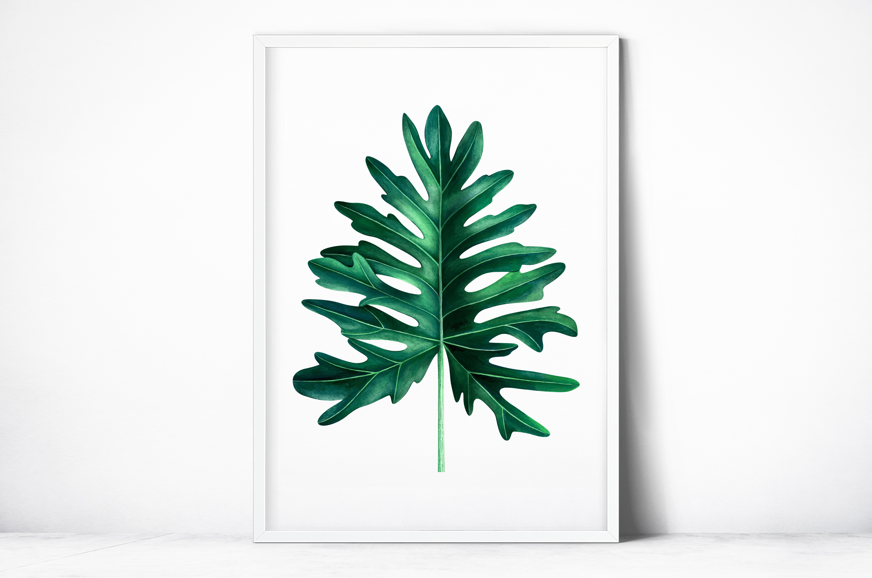 Plakat - Egzotyczny liść - fototapeta.shop