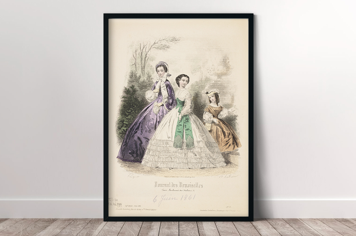 Moda francuska XIX w. - Portier, Rytownik