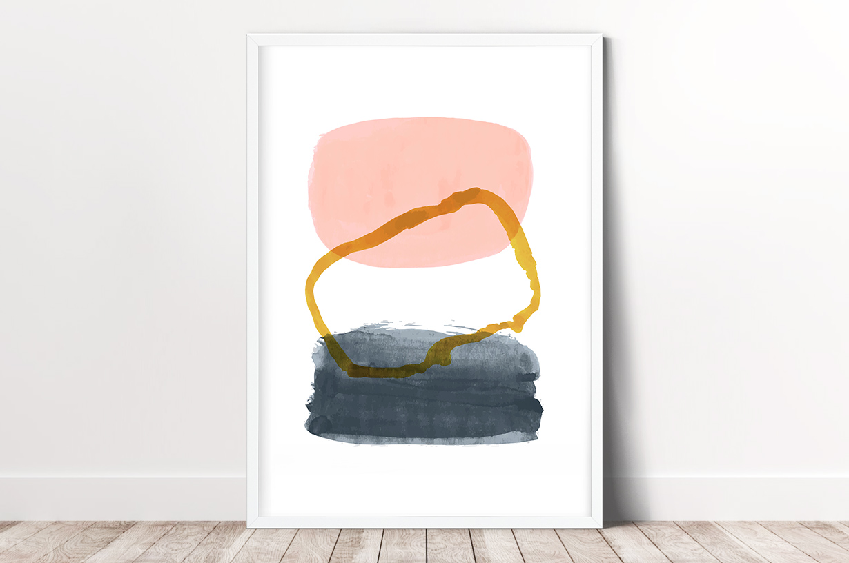 Plakat - Barwne plamy - grafika - fototapeta.shop