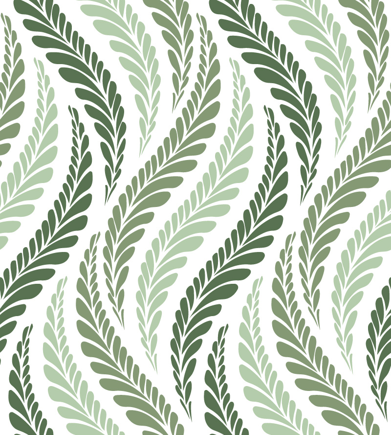 Falujące liście w zieleniach