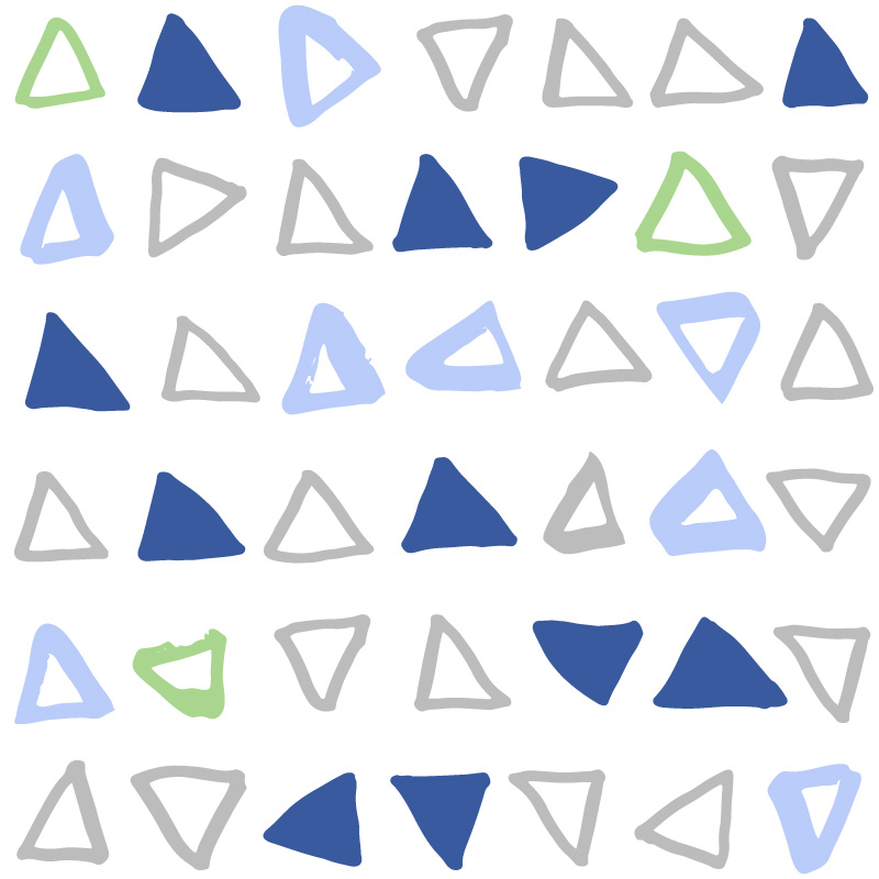 Niebieskie trójkąty